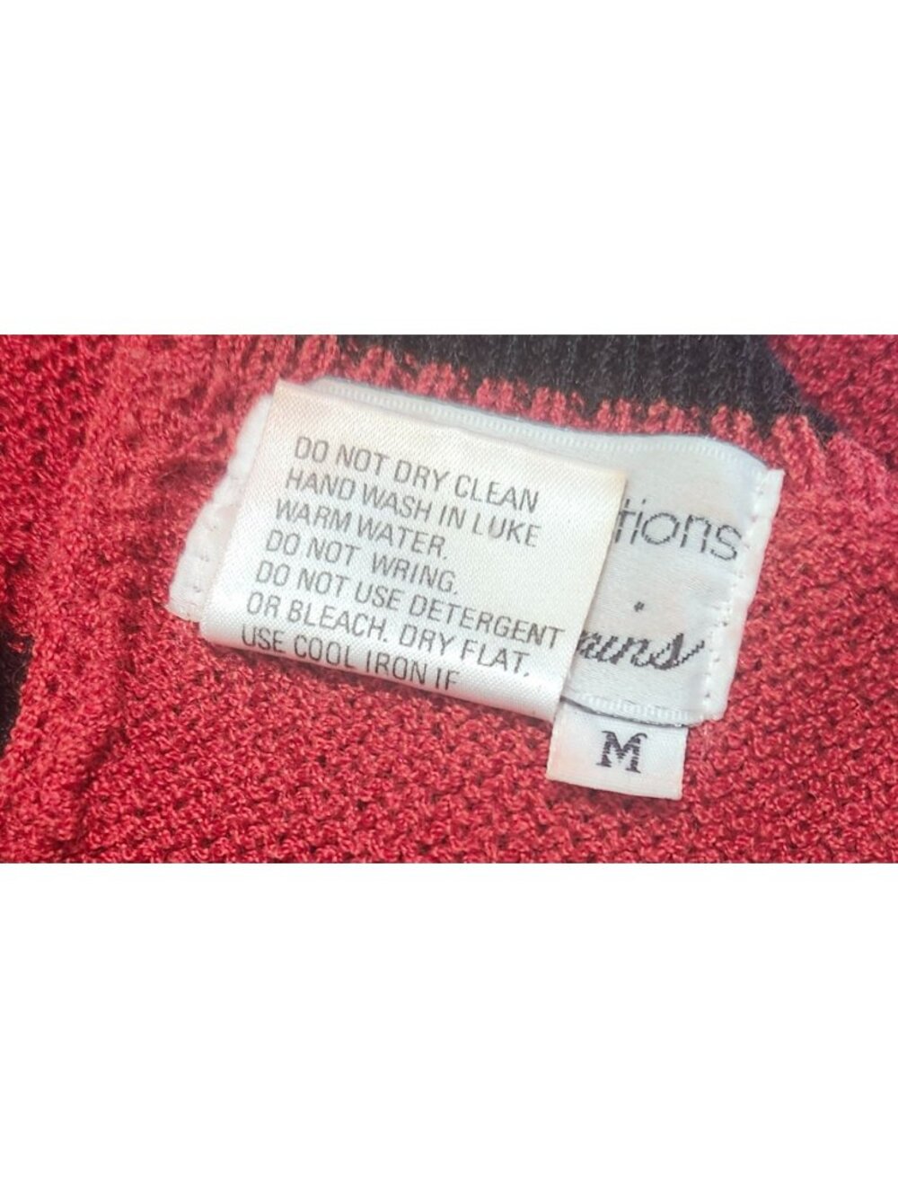 UMI Collections by Anne Crimmins Knit Pullover Medium Hong Kong Vintage - Picture 12 of 12